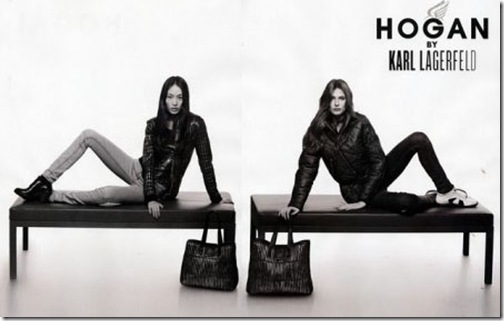 campagna Hogan by Karl Lagerfeld